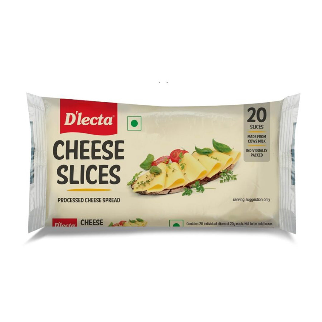 Dlecta Cheese Slice IWS 400gm - Image 1