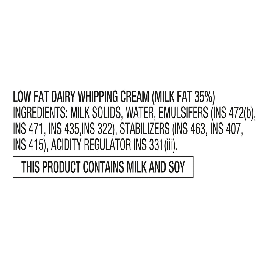 Dlecta Dairy Whipping Cream 1 Kg 32.1% - Image 1