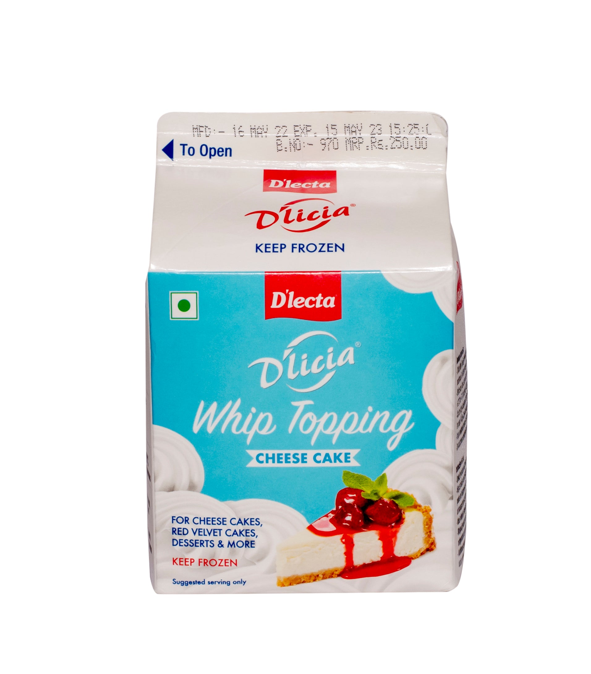 Dlecta Non Dairy Whip Topping 2kg - Image 1