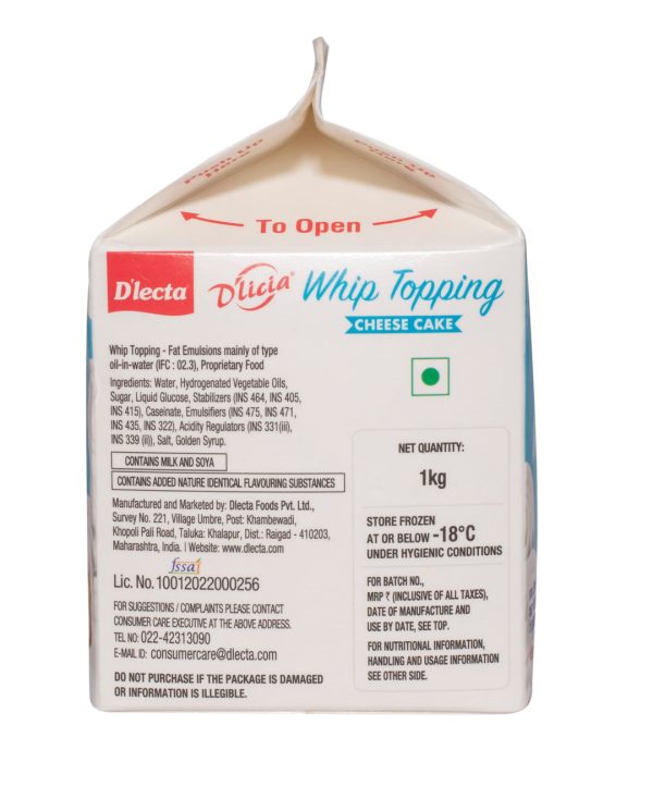 Dlecta Pizza Topping Mozrella Blend-2kg