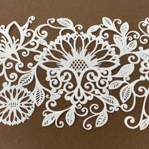 Edible Sugar Lace Simple Leave