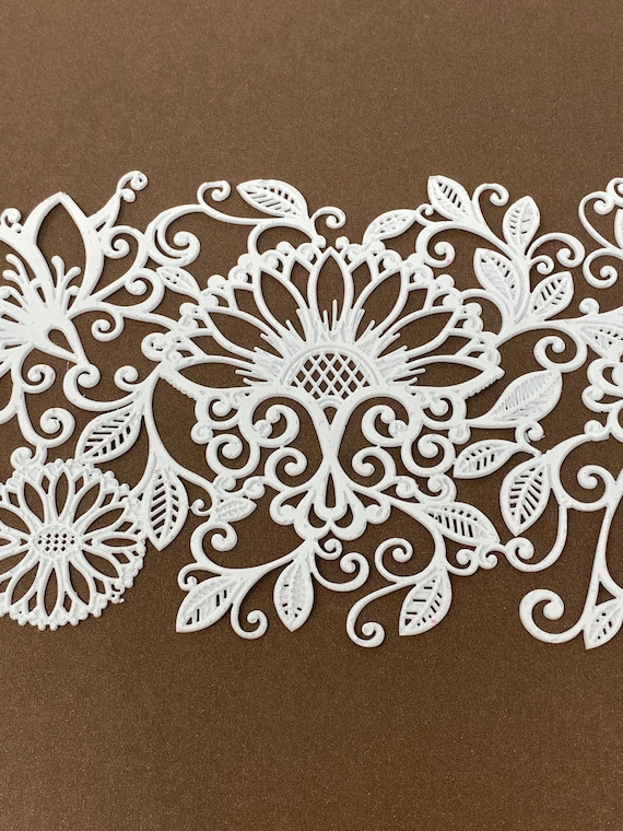 Edible Sugar Lace Simple Leave