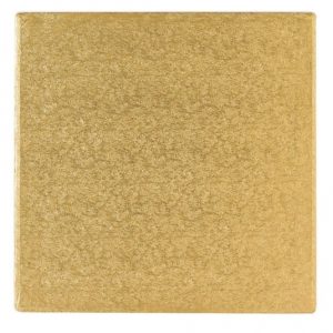 FD Cake Drum Board 12" Gold Square - FD 2817