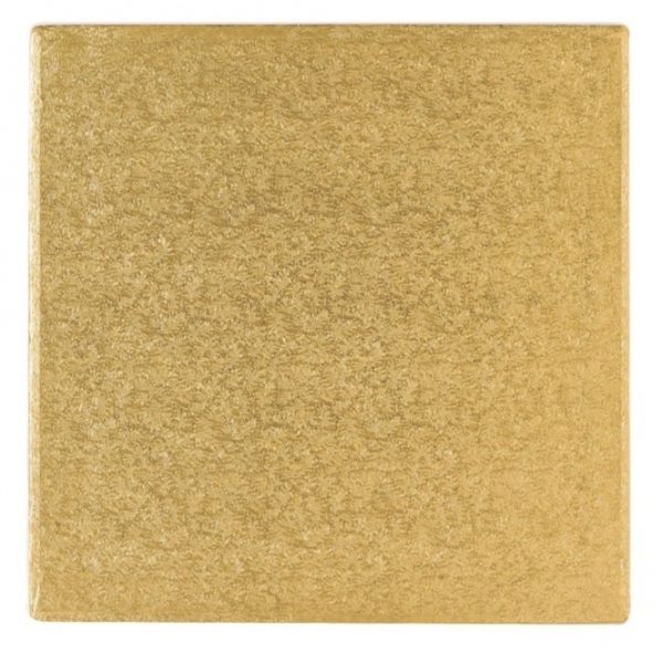 FD Cake Drum Board 12" Gold Square - FD 2817
