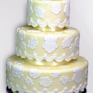 FD Elegant Lace Cake Medium - FD 060