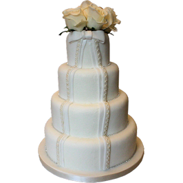 FD Elegant Lace Cake Medium - FD 064