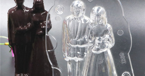 FD POLYCARBONATE 3D DANCING COUPLE MOULD FD 2536