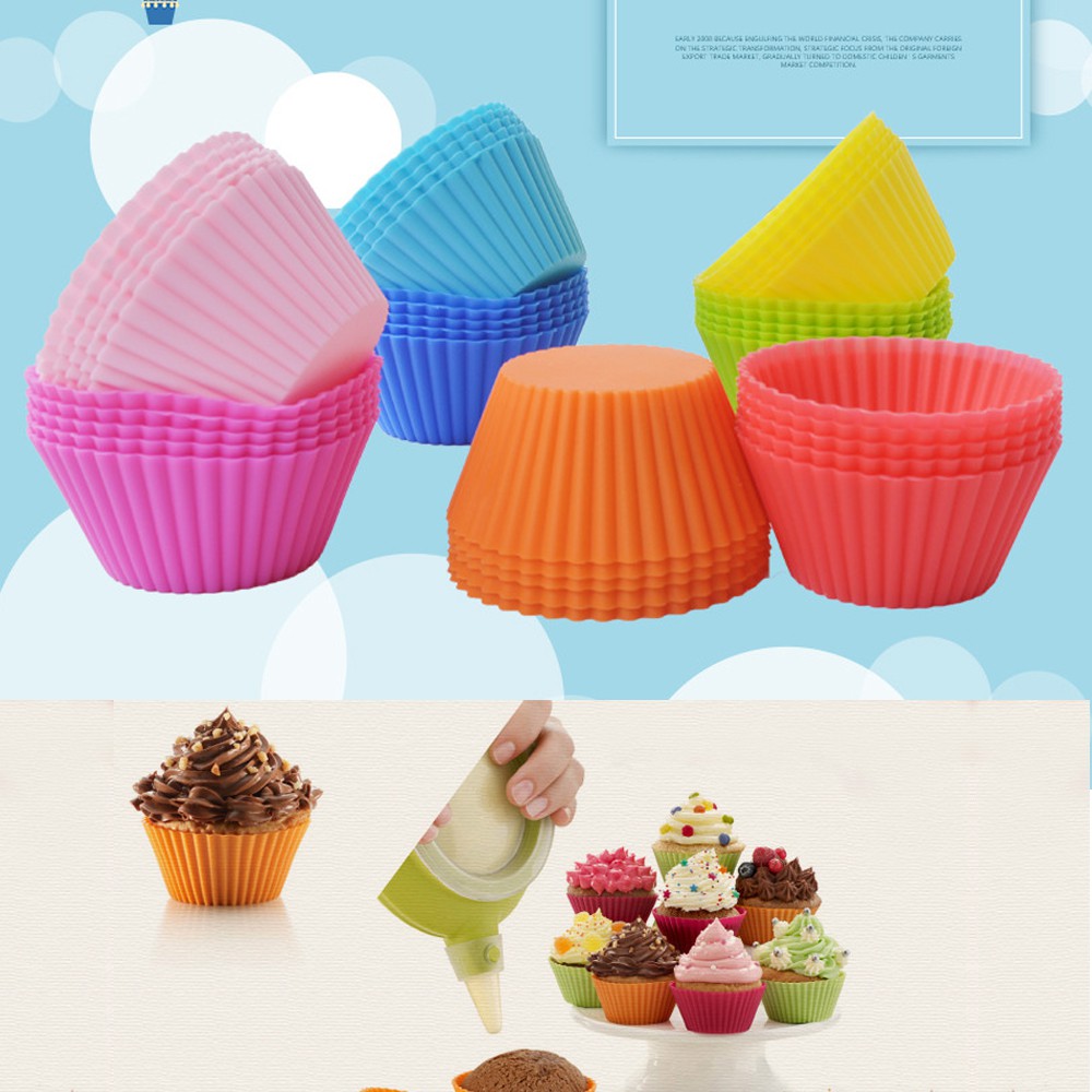 FD SILICON MUFFIN BAKING CUPS(6 SET) ROUND Fd 2651 - Image 1