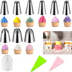FineDecor Polycarbonate Pastry Nozzles FD 2654