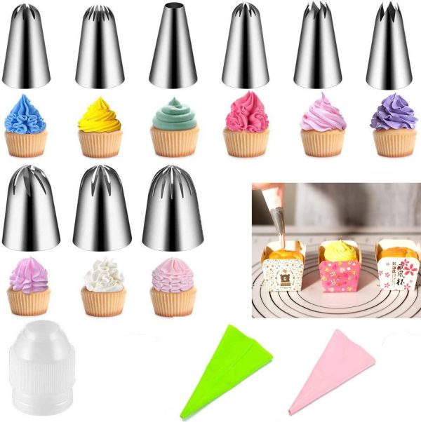 FineDecor Polycarbonate Pastry Nozzles FD 2654
