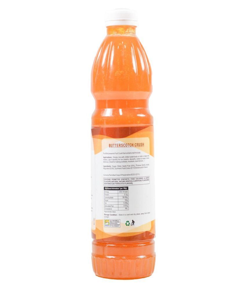 Fruit Bell Fruit Crush Butterscotch 1ltr - Image 1