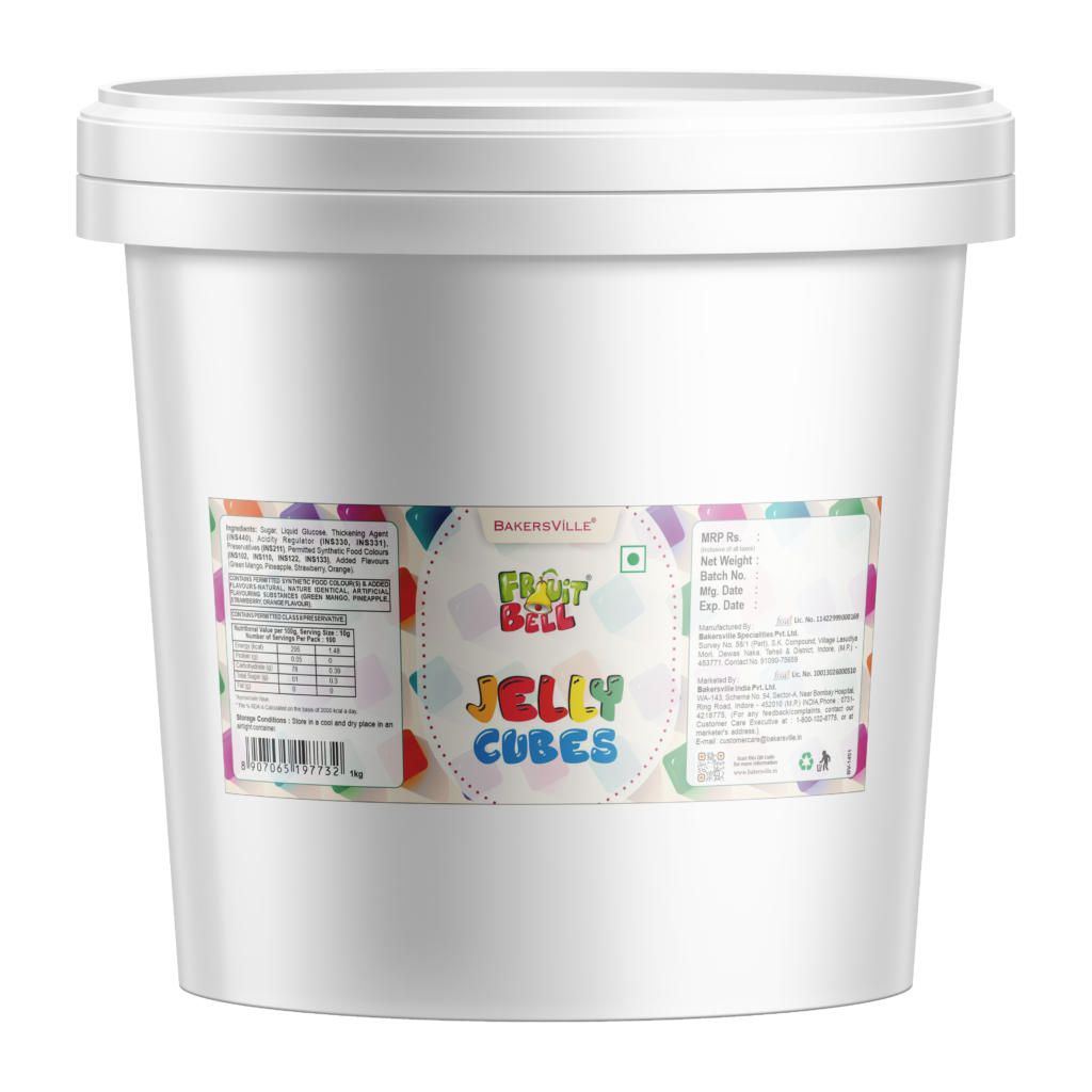 Fruit Bell Jelly Tips Kiwi 1 Kg - Image 1