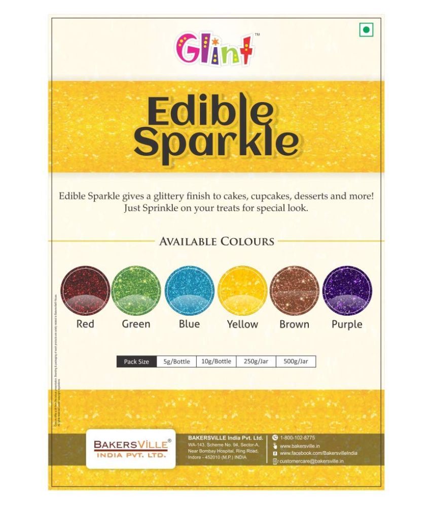 Glint Edible Sparkle Red - Image 1