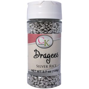 Glint Silver Dragee Big Rice 75gm