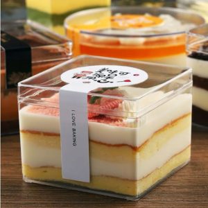 LA Plastic Desert Box LiDS Assorted