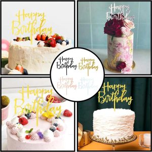 LP Cake Topper Birthday Lp2964