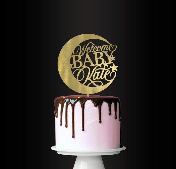 Lets Party Cake Topper Baby Shower LP 2950