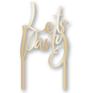 Lets Party Cake Topper Birthday LP2925