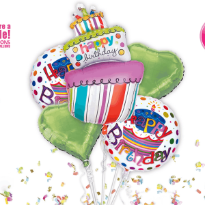 Lets Party Foil Balloon Golden Number 5 LP 2983