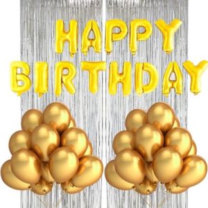 Lets Party Happy Birthday Ballon Gold 16" Lp2929