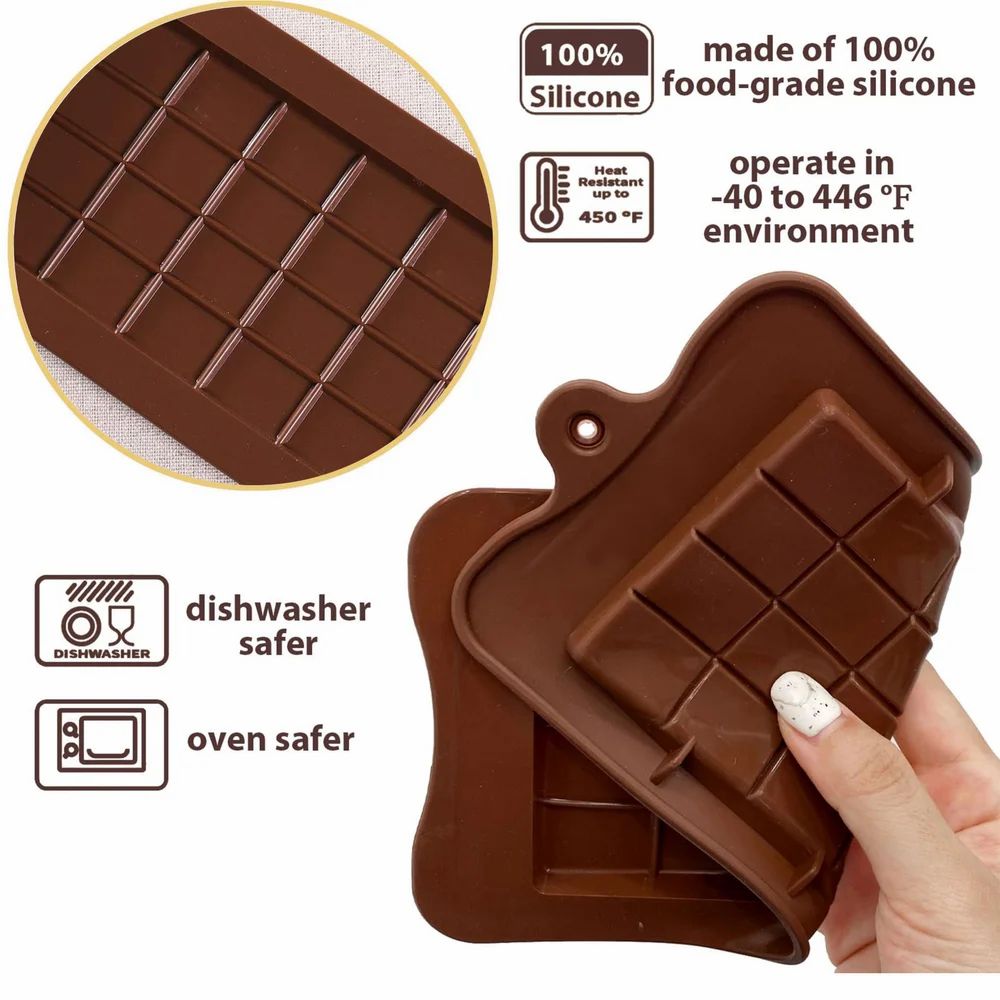 MB2024 Cadbury 24 Cavity Silichocolate Bar Mould - Image 1