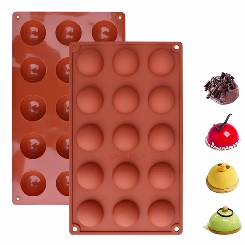 MB/7802 Half Round Small Cavity Chocoball 15