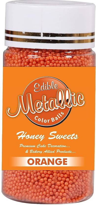 Mangaram Metallic Colour 25 Grm - Orange