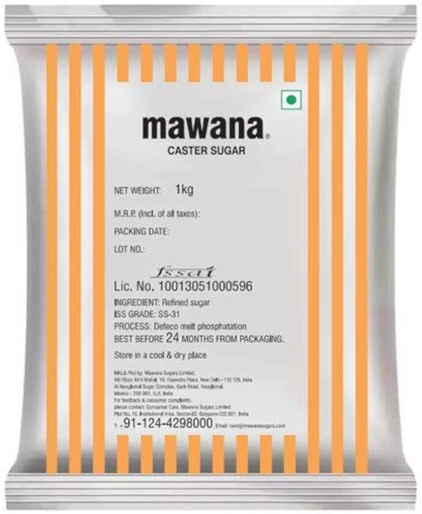 Mawana Refined Sugar Caster 1KG