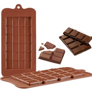Mb2002 Rhombus Silicone Chocolate Bar Mould