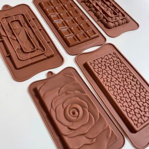 Mb2036 Bubble Heart Chocolate Bar Mould