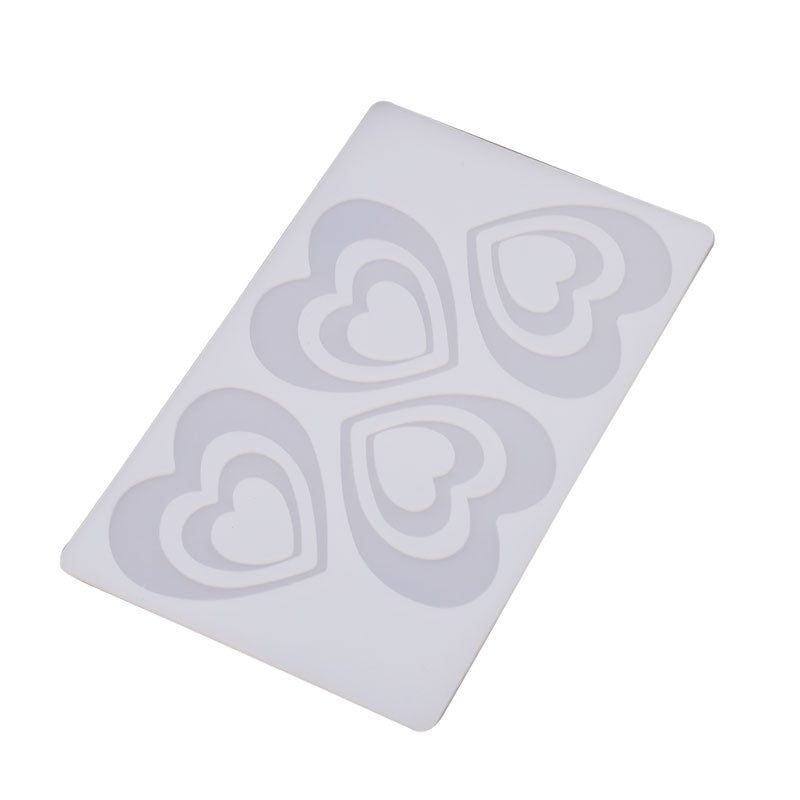 Mb6401 Silicon Garnishing Sheet -Double Heart - Image 1