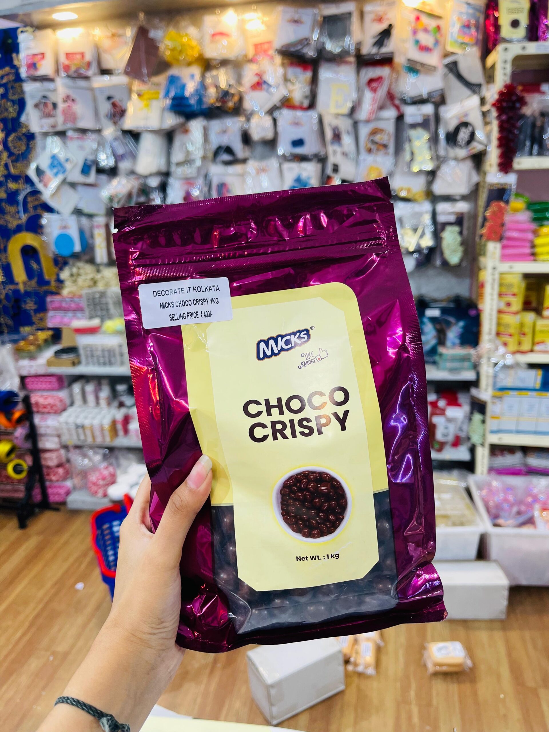 Micks Choco Coated Crispy 8 MM SP 1 Kgs - Image 1