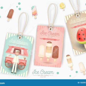 Pic-Licks Edible Tags Ice Cream Tags Ew 2008 100 Pc