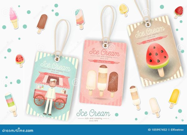 Pic-Licks Edible Tags Ice Cream Tags Ew 2008 100 Pc