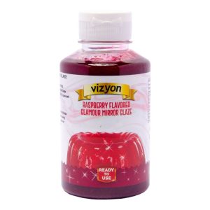 VIZYON GLAMOUR GLAZE RASPBERRY 125gms