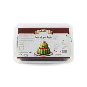 Vizyon Sugar Paste Brown 250gm