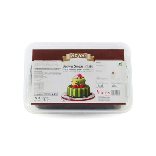 Vizyon Sugar Paste Brown 250gm