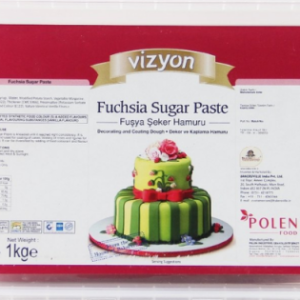 Vizyon Sugar Paste Fuchisia 1 Kg