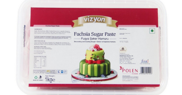 Vizyon Sugar Paste Fuchisia 1 Kg