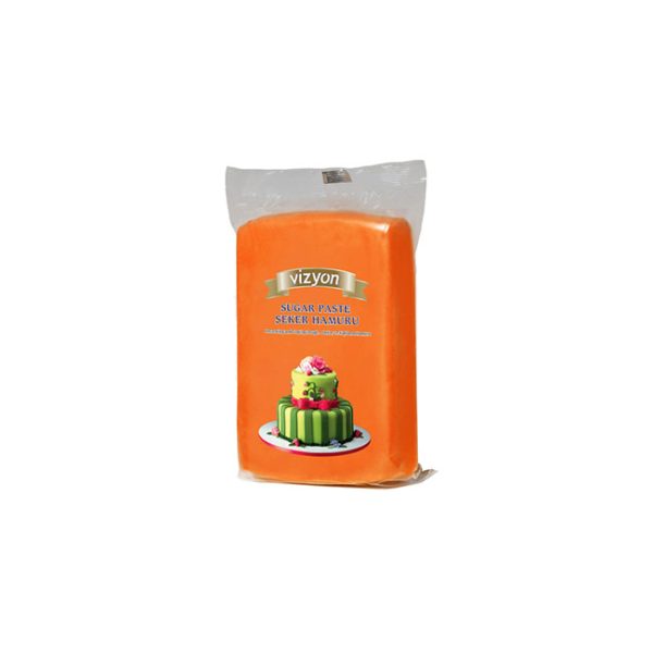 Vizyon Sugar Paste Orange 250 Grms