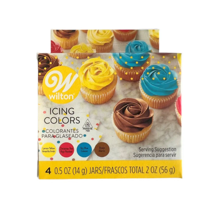 Wilton Gel Colours- Primary -(8.5 GM X 4 Bottle) - Image 1