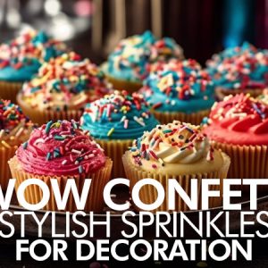 Wow Confetti Choclate Button Red 75gm