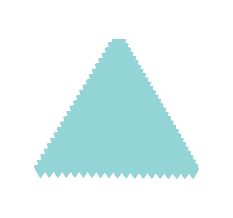 Fd Triangle Comb Scrappers Fd 2231 - Image 1