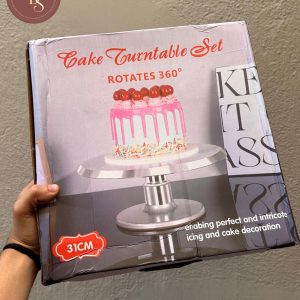 Aluminium Cake Turntable Set