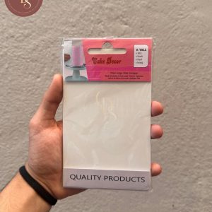 Plain Edge Side Scraper – Cake Smoother Tool (Mini)