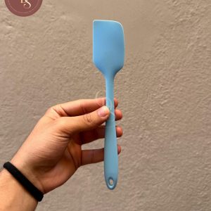 Premium Mini Silicone Spatula (Pastel Blue)