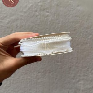 Pearl White Satin Ribbon