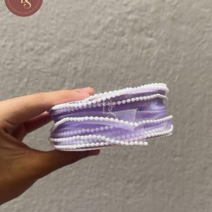 Lilac Pearl Satin Ribbon